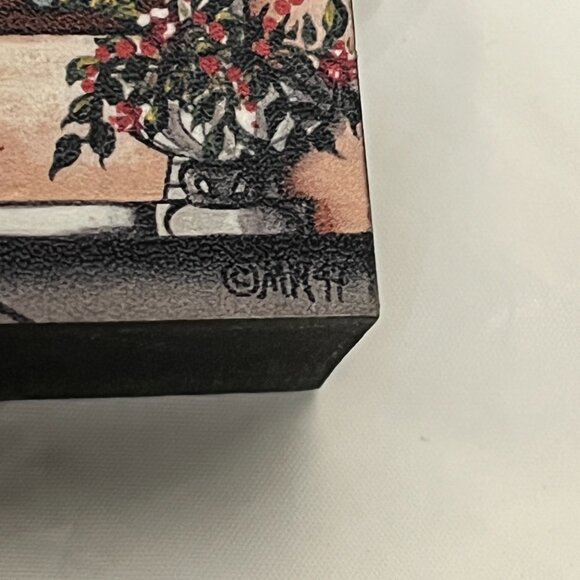 Brandywine Woodcrafts Villages & Lighthouses Wooden Shelf Sitter Welcome - Picture 3 of 3